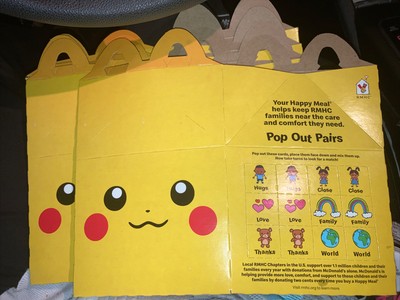 pikachu mcdonalds happy meal box