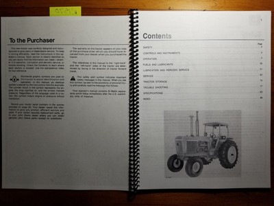 John Deere 4430 Tractor Owner's Operator's Manual OM-R65532 A7 1/77