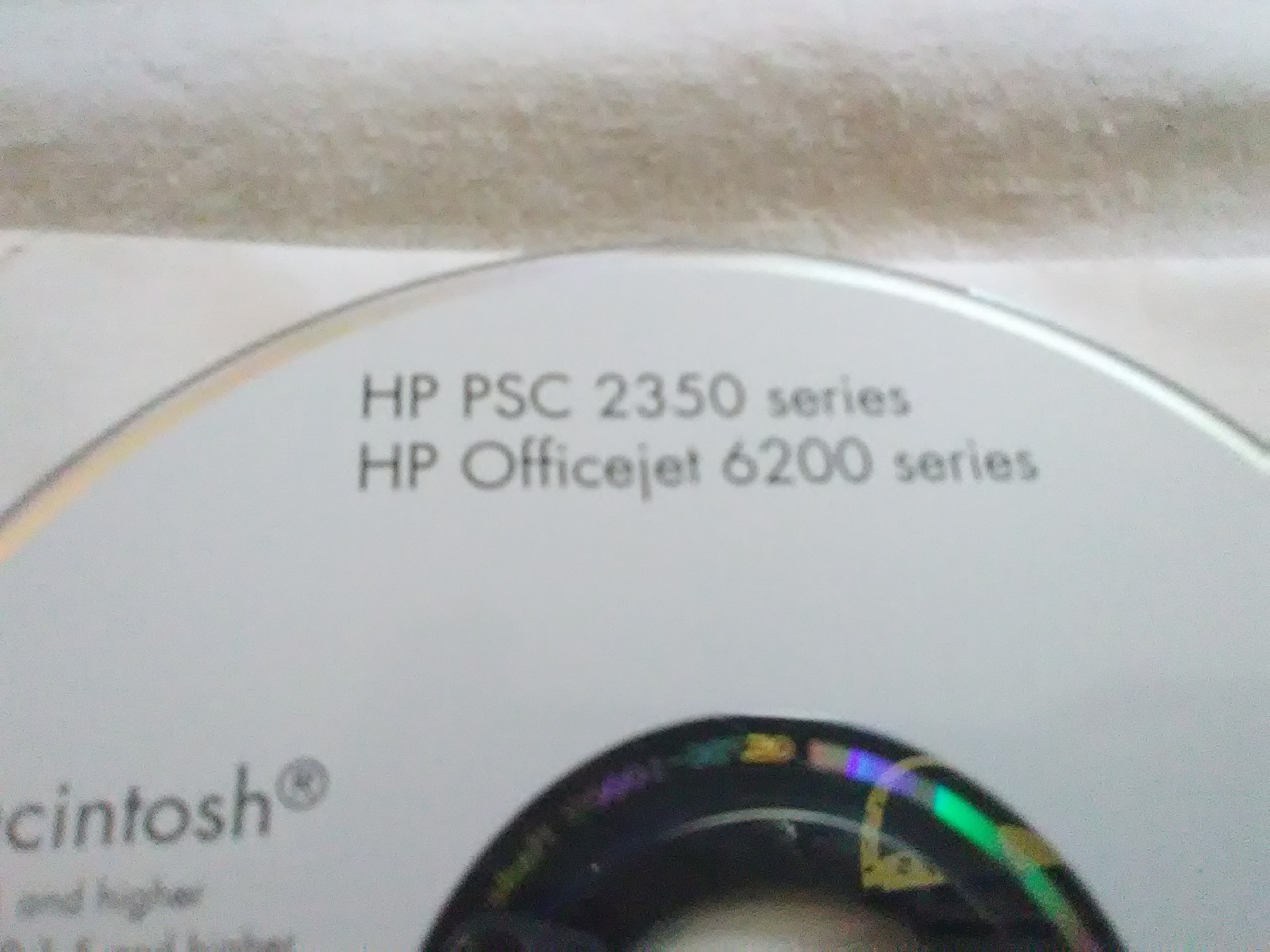 Driver CD For Hp PSC 2350 And Officejet 6200 Series For Mac