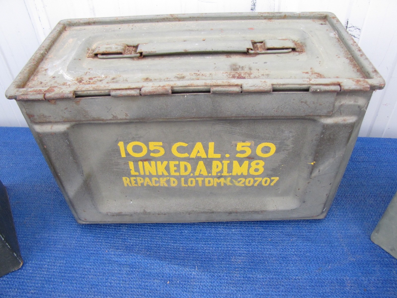 3 Pack 50 Cal Ammo Can Box Army Military M2A1 Metal Storage