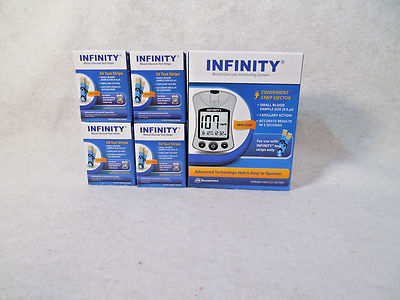 INFINITY Diabetic Blood Glucose Test Strips 200ct with Meter