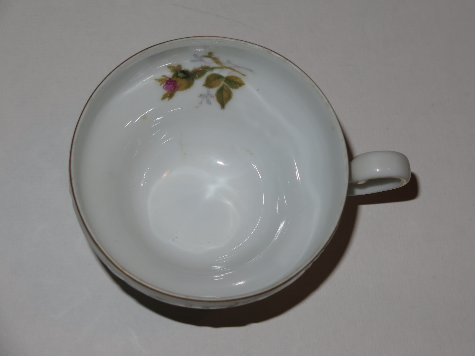 Ohata China Tea/Coffee Cup & Saucer Occupied Japan Pink Rose