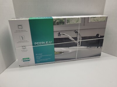 Peerless Single Handle Kitchen Sink Faucet With Side Sprayer (Chrome, P115LF)