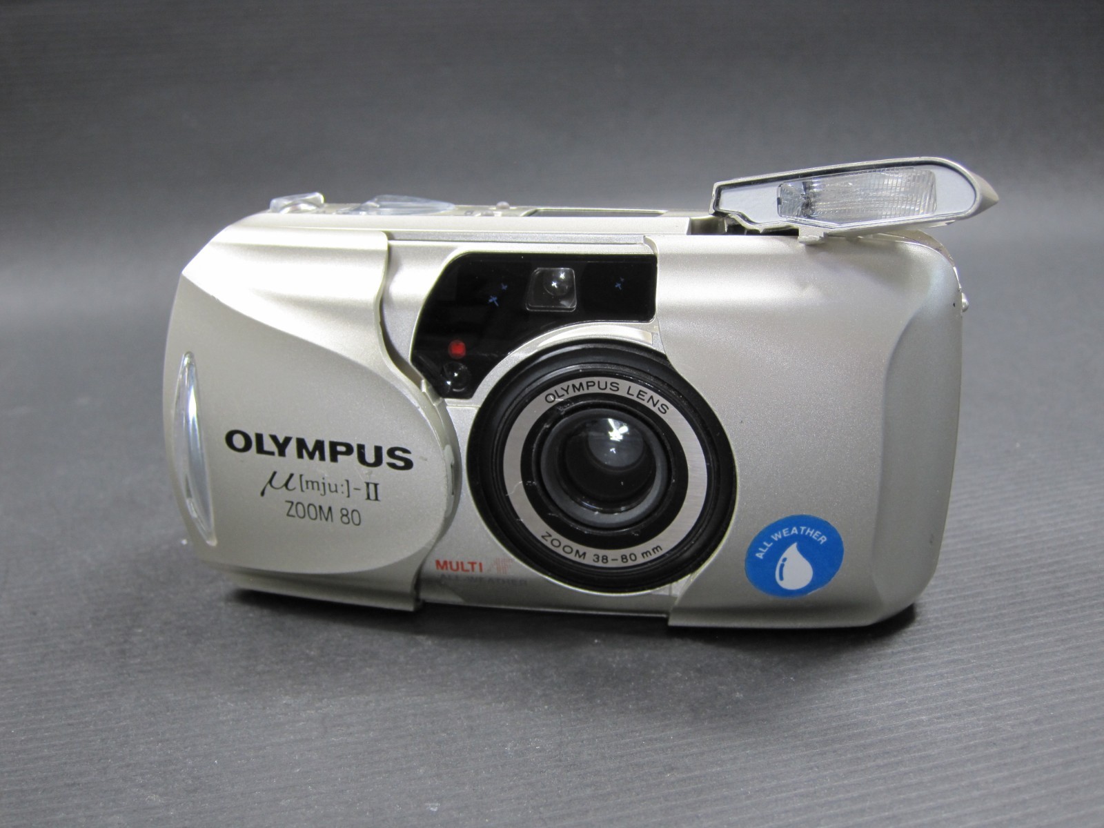 80）OLYMPUS μ［mju:]-II ZOOM コンパクトフィルムカメラ μ-II ZOOM