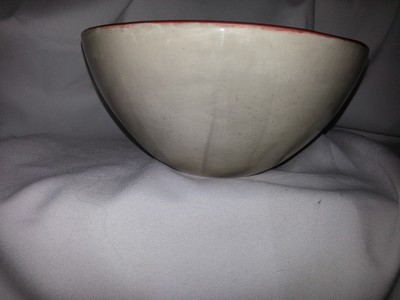 Unusual Ceramic hand-painted small serving bowl  #  2229