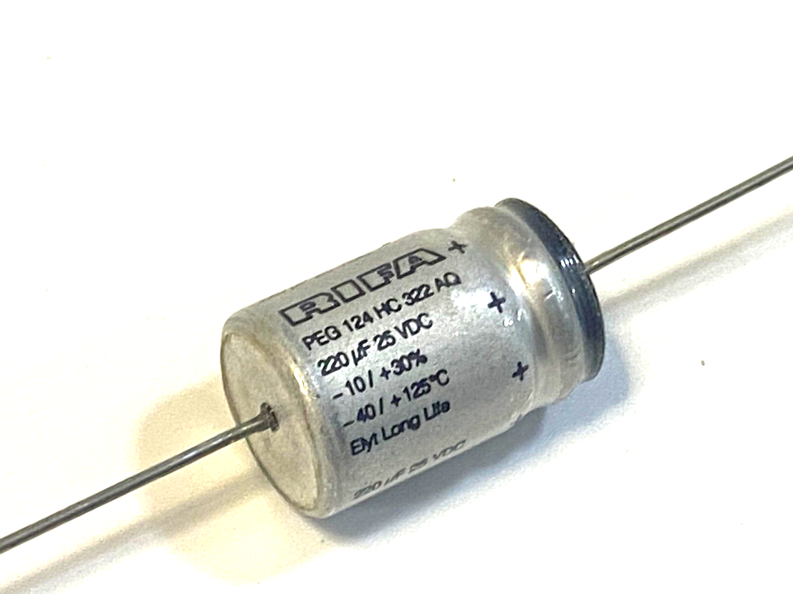 1pcs -EVOX RIFA PEG124 220uF 25V Axial Electrolytic 1pcs -EVOX RIFA PEG124 220uF 25V Axial Electrolytic
