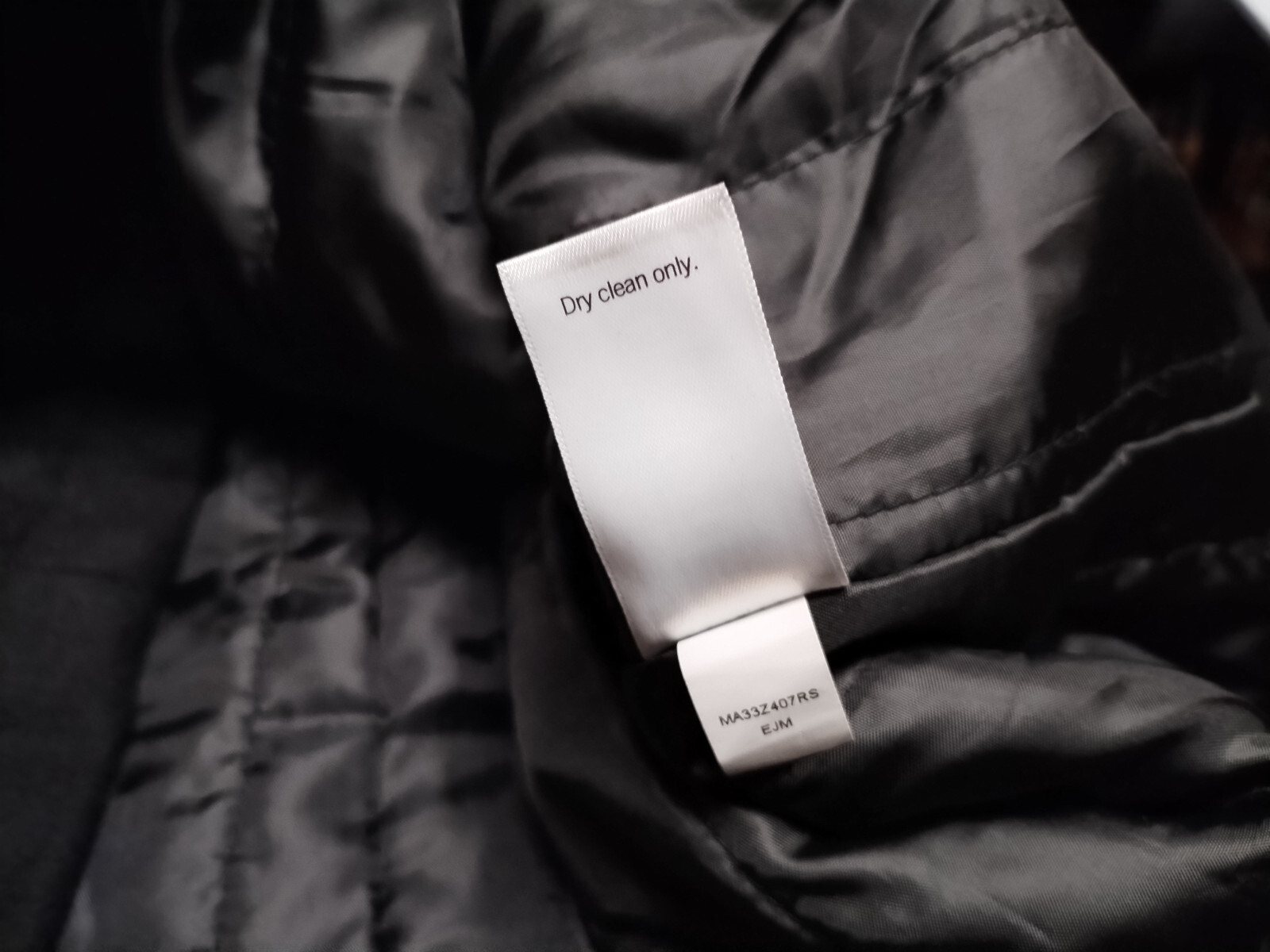 MENS SIZE XL Winter Peacoat 53% Wool Blend Double Breasted Coat Jacket BLACK