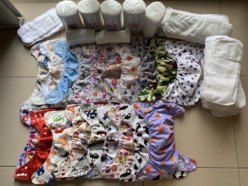 second hand cloth nappies