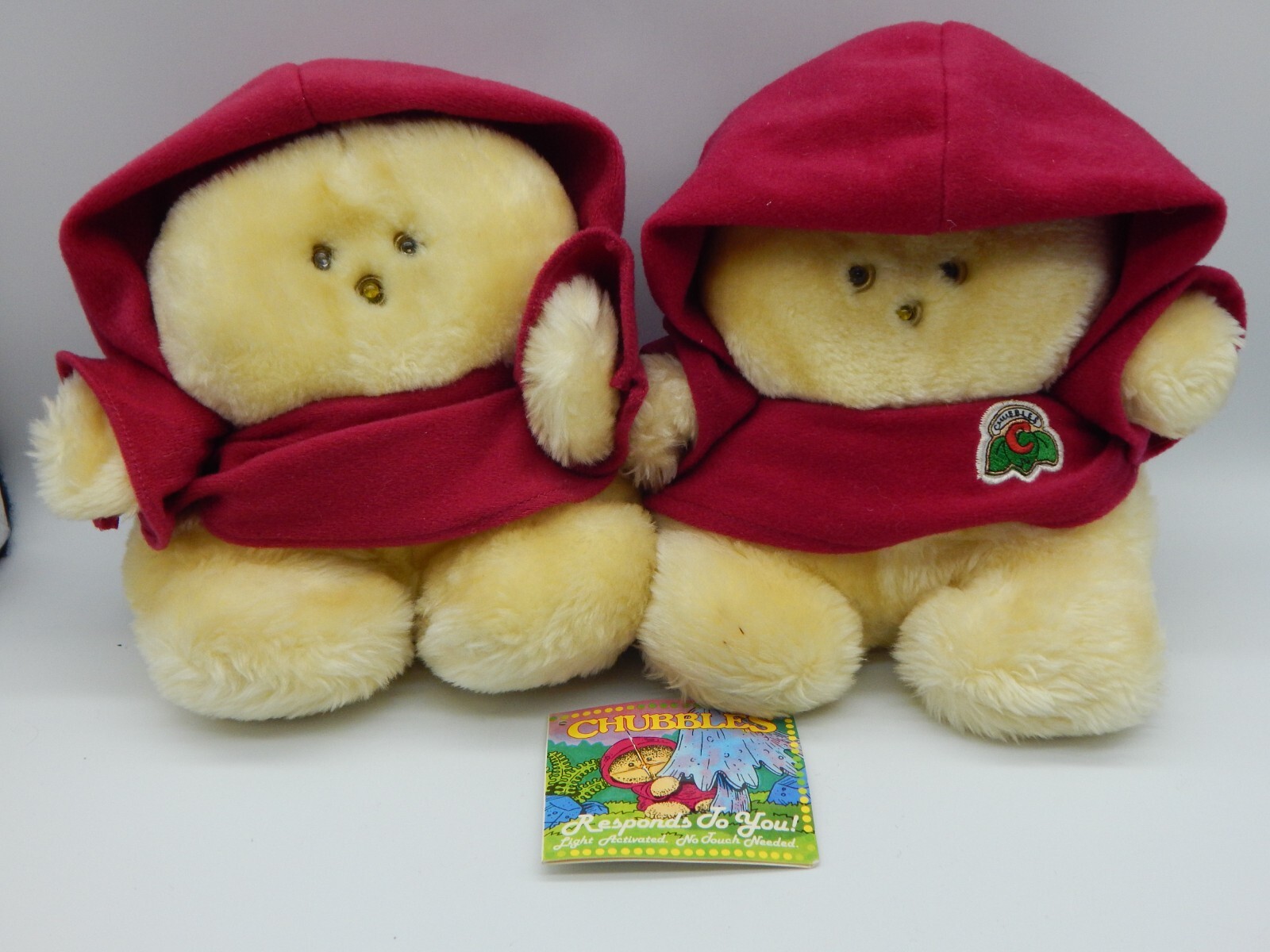 ぬいぐるみ Chubbles Plush Set of 2 Vintage 80s Chubbles Plush Stuffed Animal Fair Toy