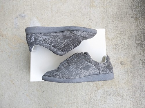 Maison Margiela Future Gray Silver Men 10 43 Leather Low Top Maison Margiela Future Gray Silver Men 10 43 Leather Low Top