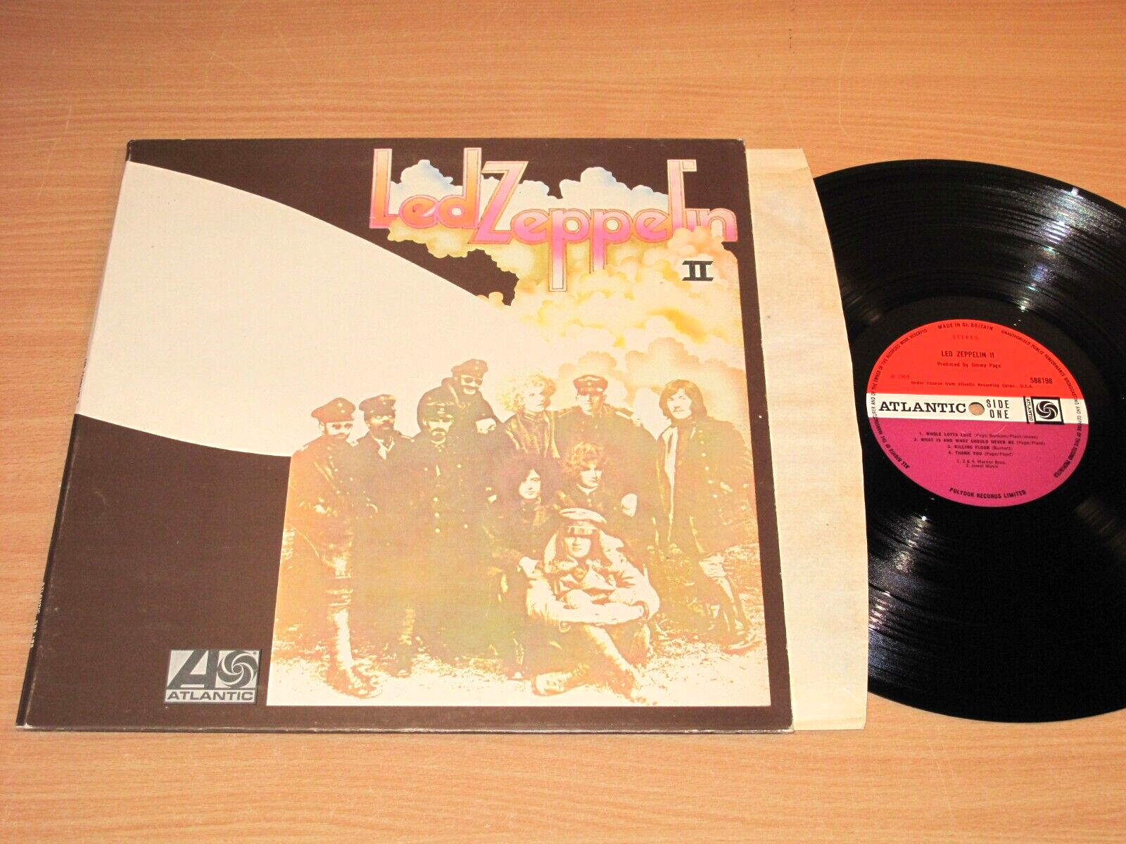Led Zeppelin LP - Led Zeppelin II / 1969 UK Rare Press in