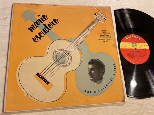 Mario Escudero and His Flamenco Guitar LP Montilla DG Mono