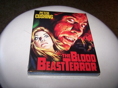 THE BLOOD BEAST TERROR- BLU RAY- w/SLIPCOVER-Peter Cushing