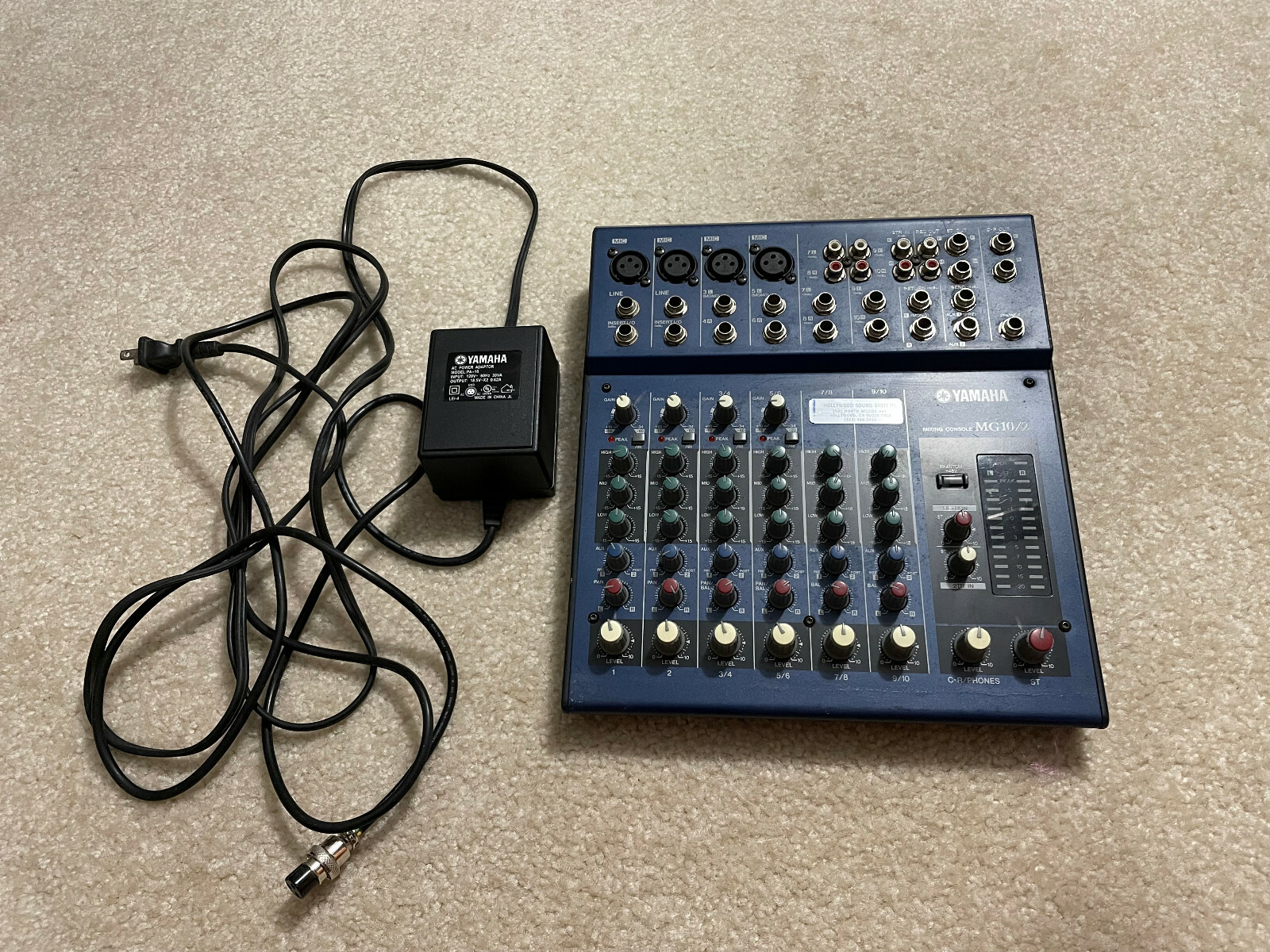 Yamaha Mixing Console MG10/2 10Channel Stereo Mixer Music Sound