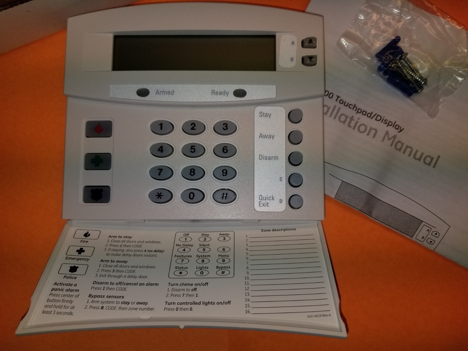 UTC Interlogix GE Security Concord 600-1020 FTP-1000 Fixed