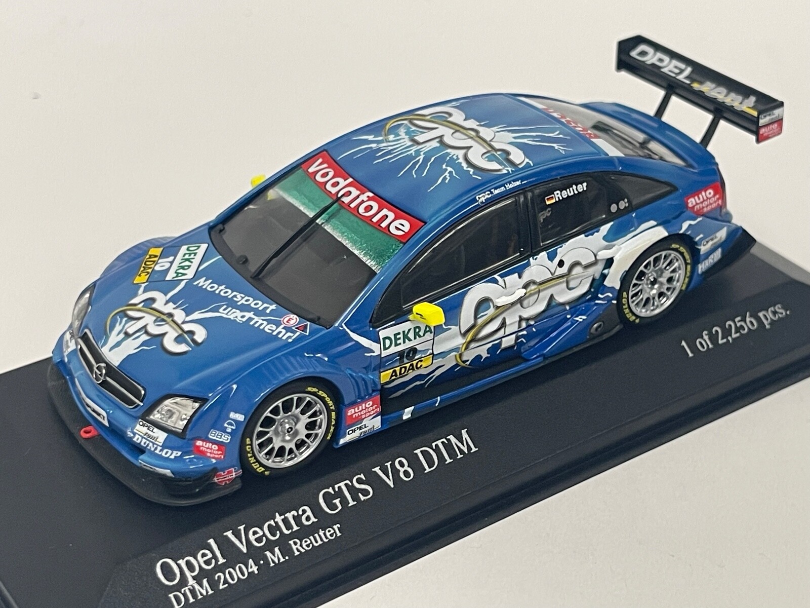 1/43 Minichamps Opel Vectra GTR DTM 2004 OPC Holzer M.Reuter