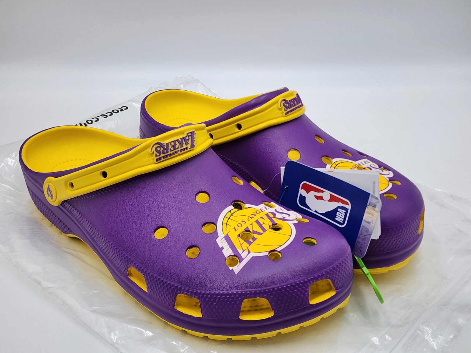 Crocs NBA Los Angeles Lakers Classic Clog Men's Size 14