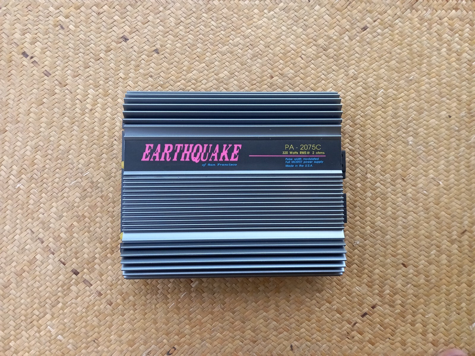 EARTHQUAKE PA-2300 カーアンプ EARTHQUAKE PA-2300 カーアンプ Old School Stereo: Amps that