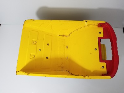 Vintage 2004 Hasbro LARGE Big Yellow Tonka Steel Plastic Dump Truck Red Handle