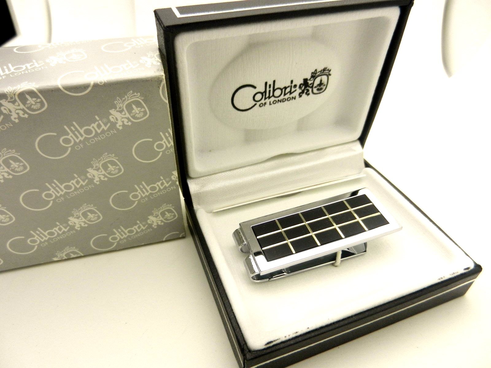 Colibri Phantom Black Matte Rubber Stainless Money Clip -  In Gift Box