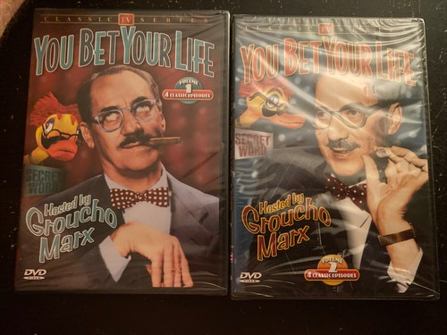 You Bet Your Life, Volume 1 & 2 DVD Set Groucho Marx