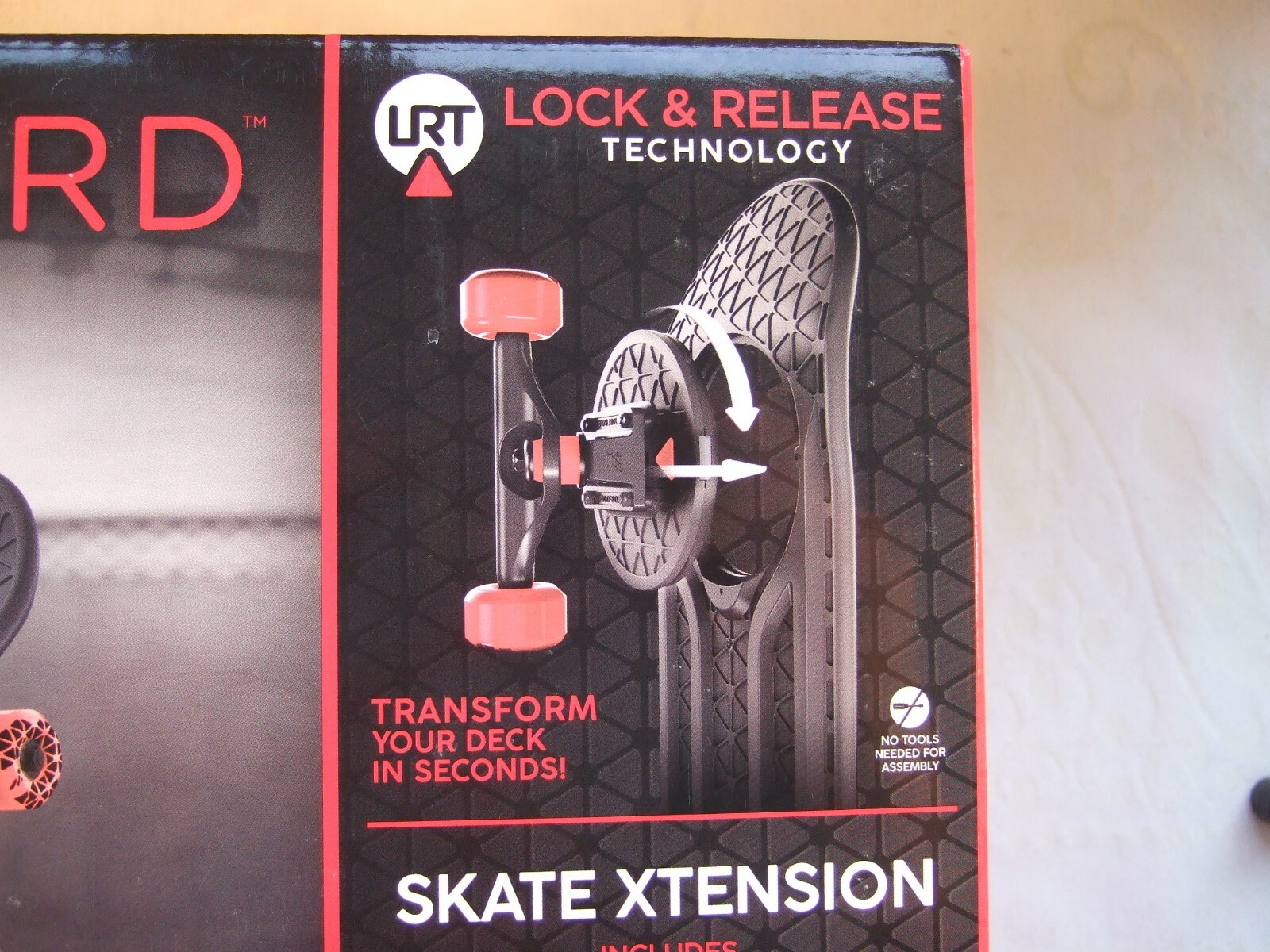 Morf Board Skateboard Red Color Lock and Release Xtension New Sealed