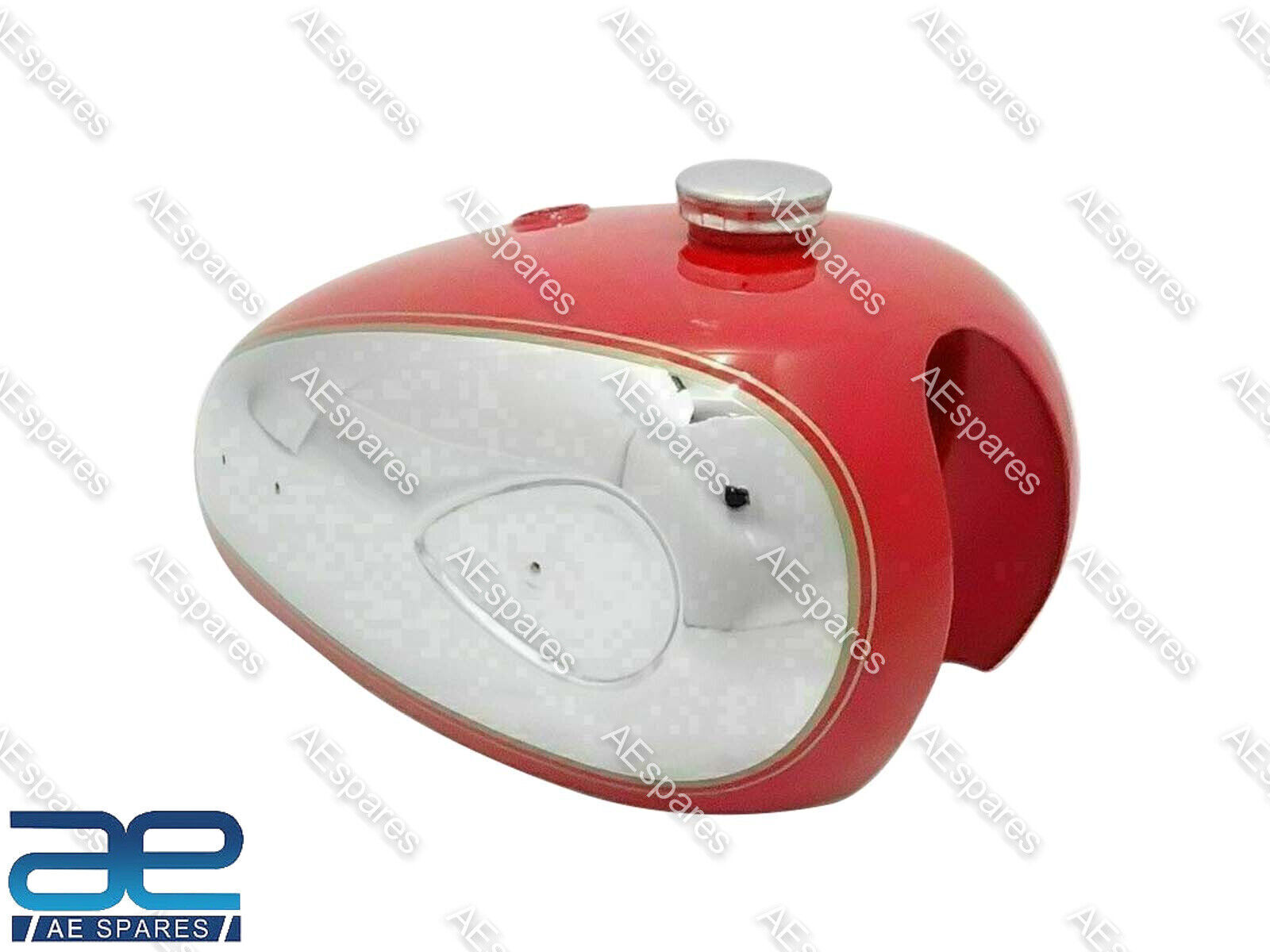 Petrol Fuel Gas Tank Painted With Tap & Cap For BSA A7 A10 Super Rocket  