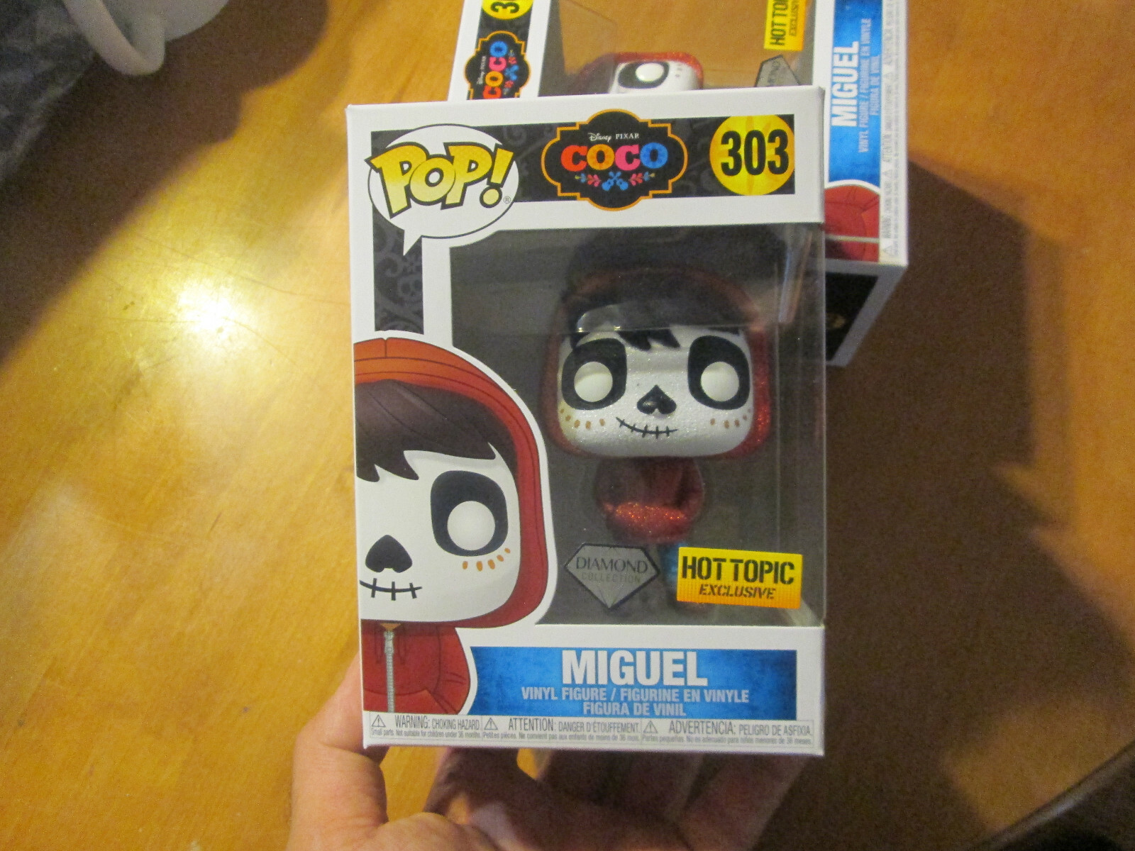 FUNKO POP DISNEY PIXAR COCO MIGUEL # 303 DIAMOND COLLECTION