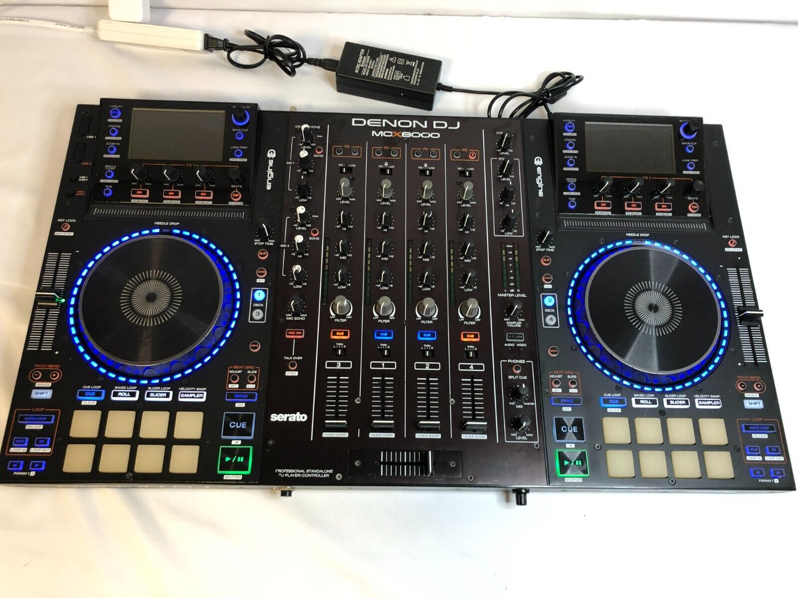 Denon DJ MCX8000 Professional 4-Channel DJ Controller for Serato Standalone Used - Picture 2 of 6