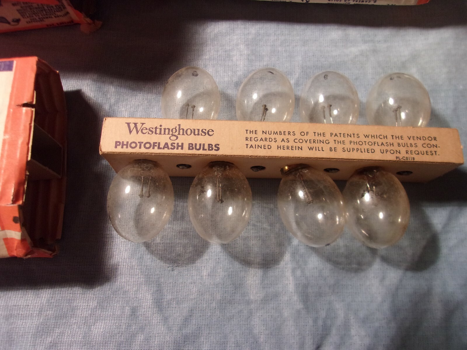 Vintage 4 Boxes 8 Each WESTINGHOUSE PHOTOFLASH BULBS SPEED MIDGET SM Class F