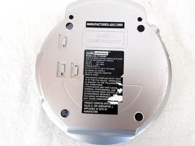 Audio Solutions Personal CD Player 60 Sec ESP ATC-2295 w/Headphones