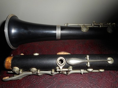 Antique Wooden Clarinet EXCELSIOR SONOROUS CLASS HAWKES & SON LONDON, circa 1923