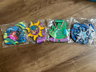 2024 RunDisney Princess Virtual Medal and shirt set