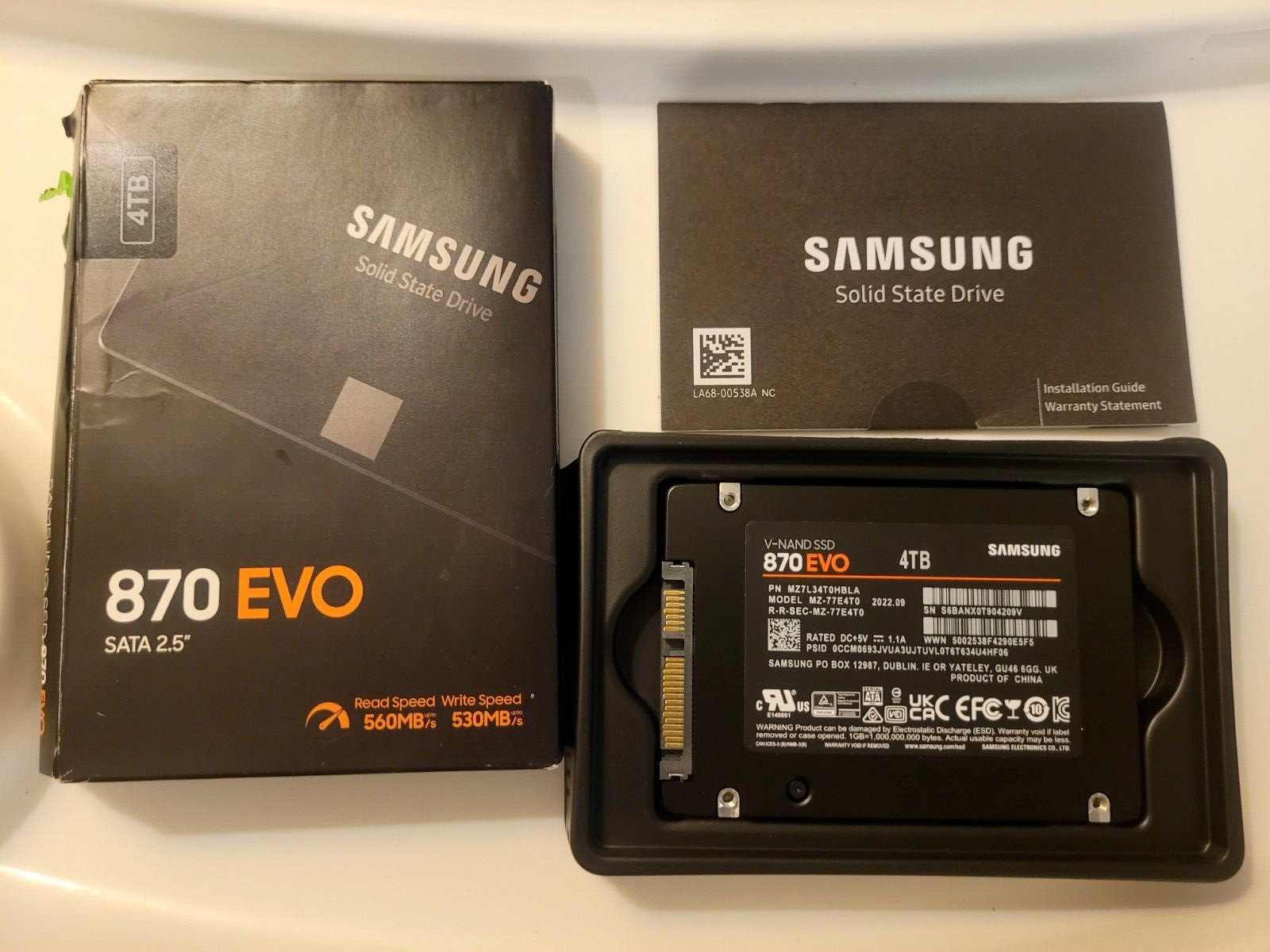 Amazon.com: Samsung 870 EVO 4TB, V-NAND, 2.5