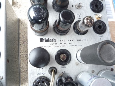Mcintosh 20W2 Tube Mono Amplifier Pair Tested And Restored 6v6
