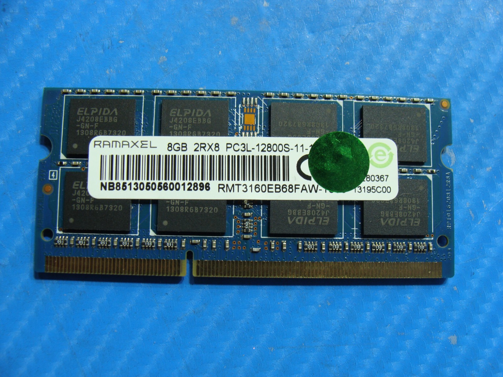 HP 9470m Ramaxel 8GB 2Rx8 PC3L-12800S SO-DIMM Memory RAM