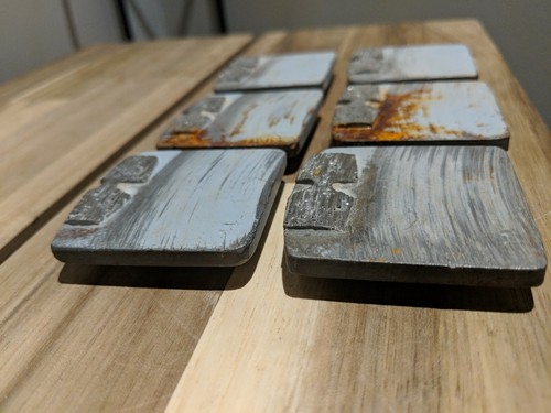 6/Pack Husqvarna Redi Lock Gray G1153S 20 grit Single 