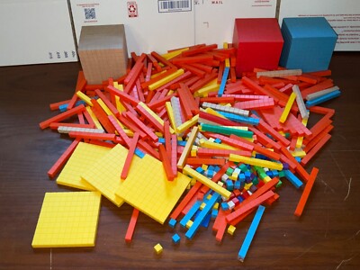 Cuisenaire Math Manipulatives Base 10 - 1000's Cubes all plastic or wood