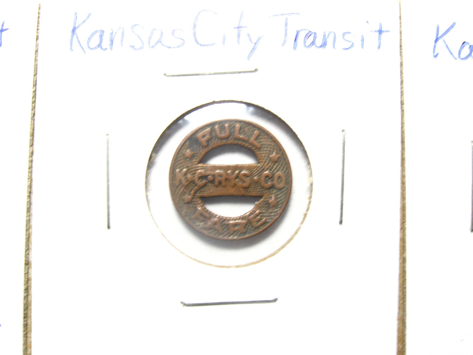 7 Different Transit Tokens - Detroit Tunnel, Hudson, Indy, KC, NY, ++ - #5044-50