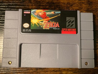 Zelda Parallel Worlds SNES 16-Bit Rom Game Cart USA NTSC English