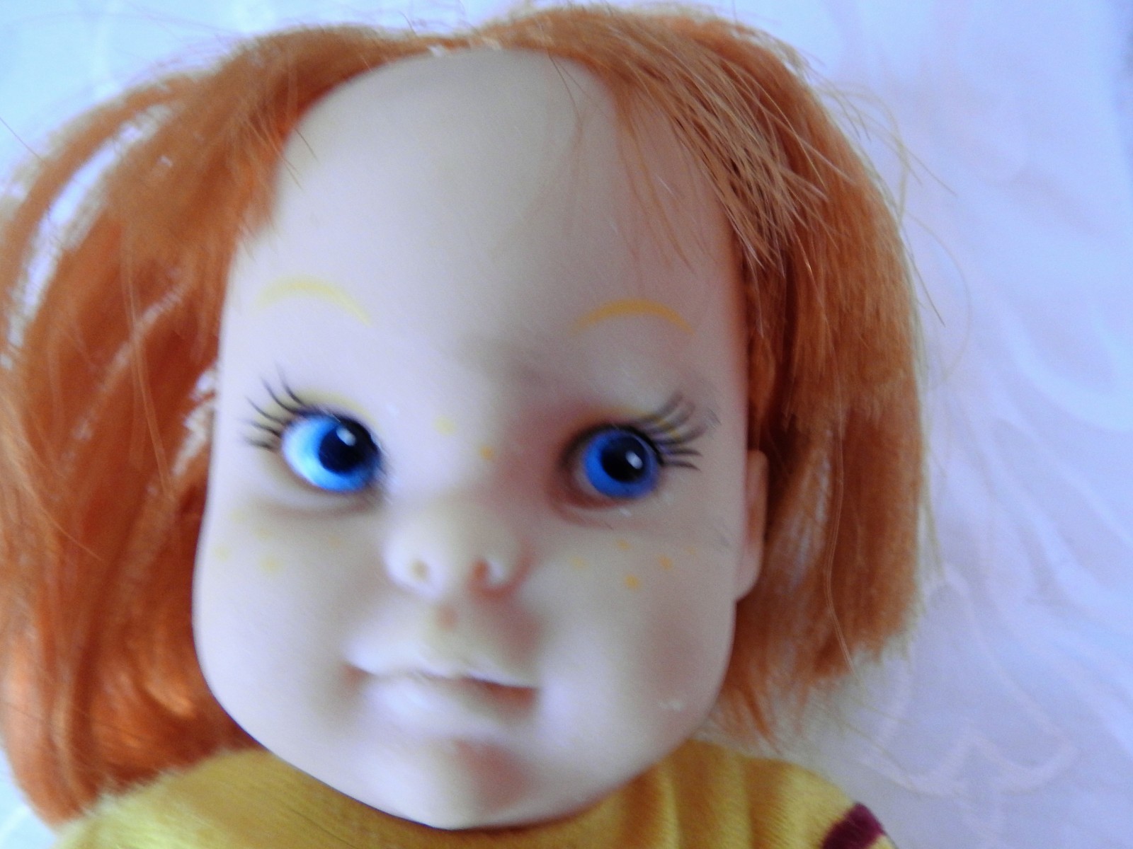 Vintage Red Haired  Doll Made in Hong Kong 7 3/4
