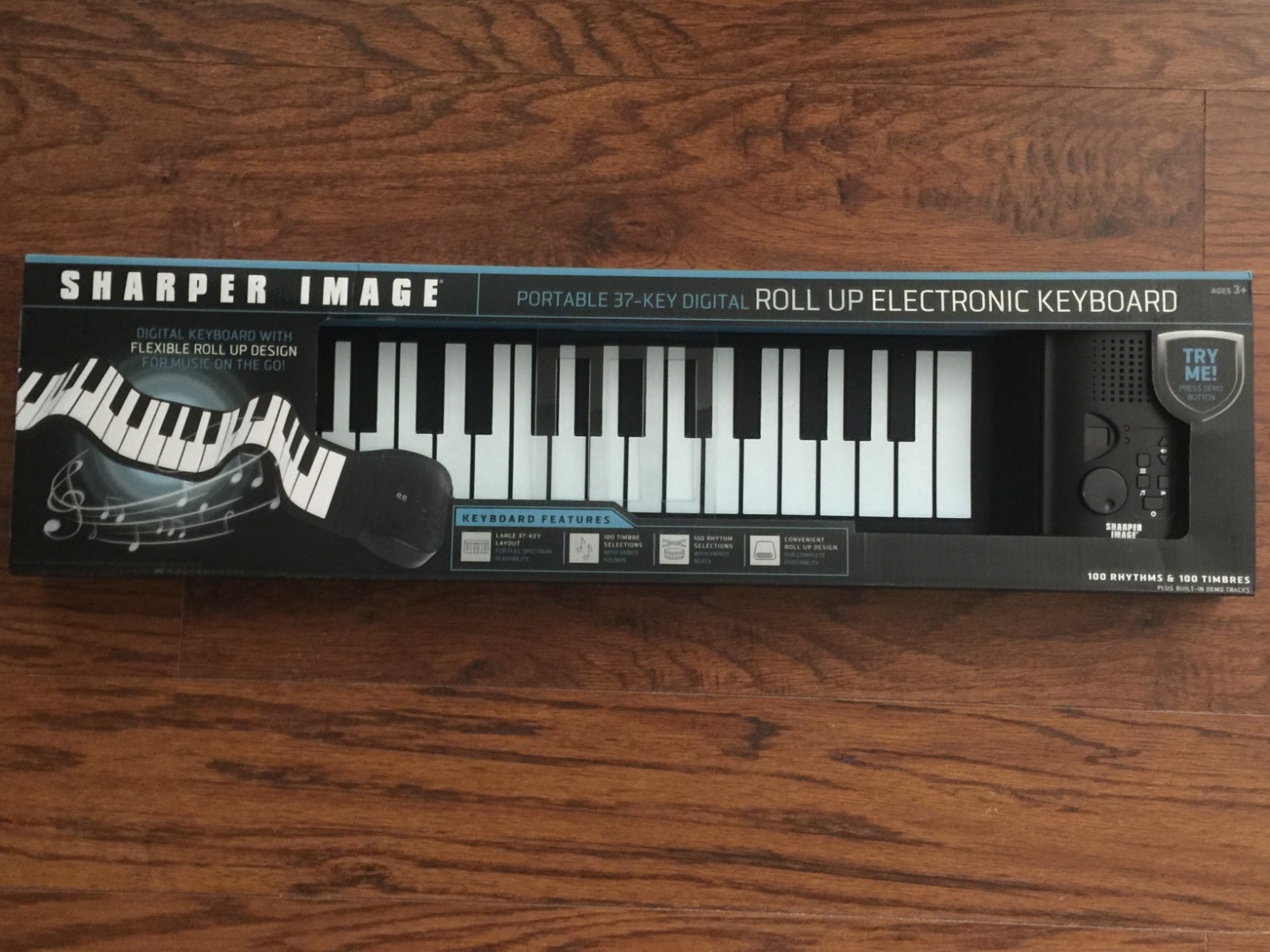Sharper Image Musical Portable 37-Key Digital Roll Up Electronic Keyboard New
