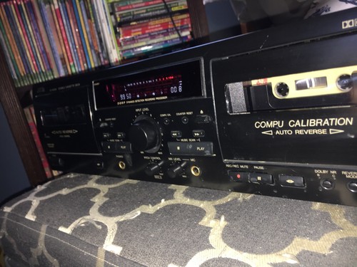 JVC TD-W354 Duel Double Audio Cassette Deck Works Dubbing Excellent Condition!