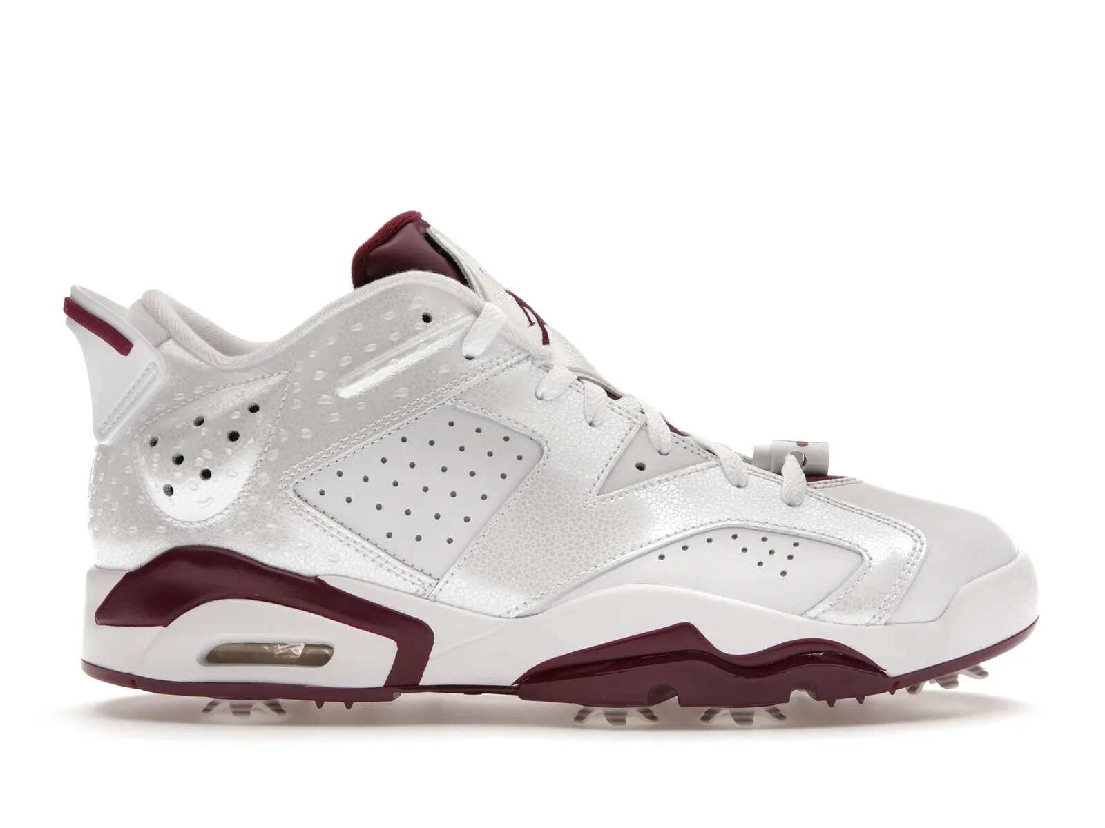 シューズ(男性用) Jordan 6 Low Golf White Varsity Red Navy Nike Air Jordan Retro 6 G NRG Golf Shoes White/Midnight Navy
