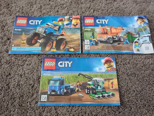 ののはん  Lot of Lego City Instruction Manuals 60180 60220 60223 | eBay