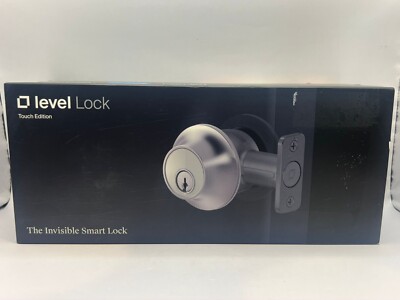 Level Lock Smart Lock Touch Edition Deadbolt Keyless Entry Matte Black ''READ''