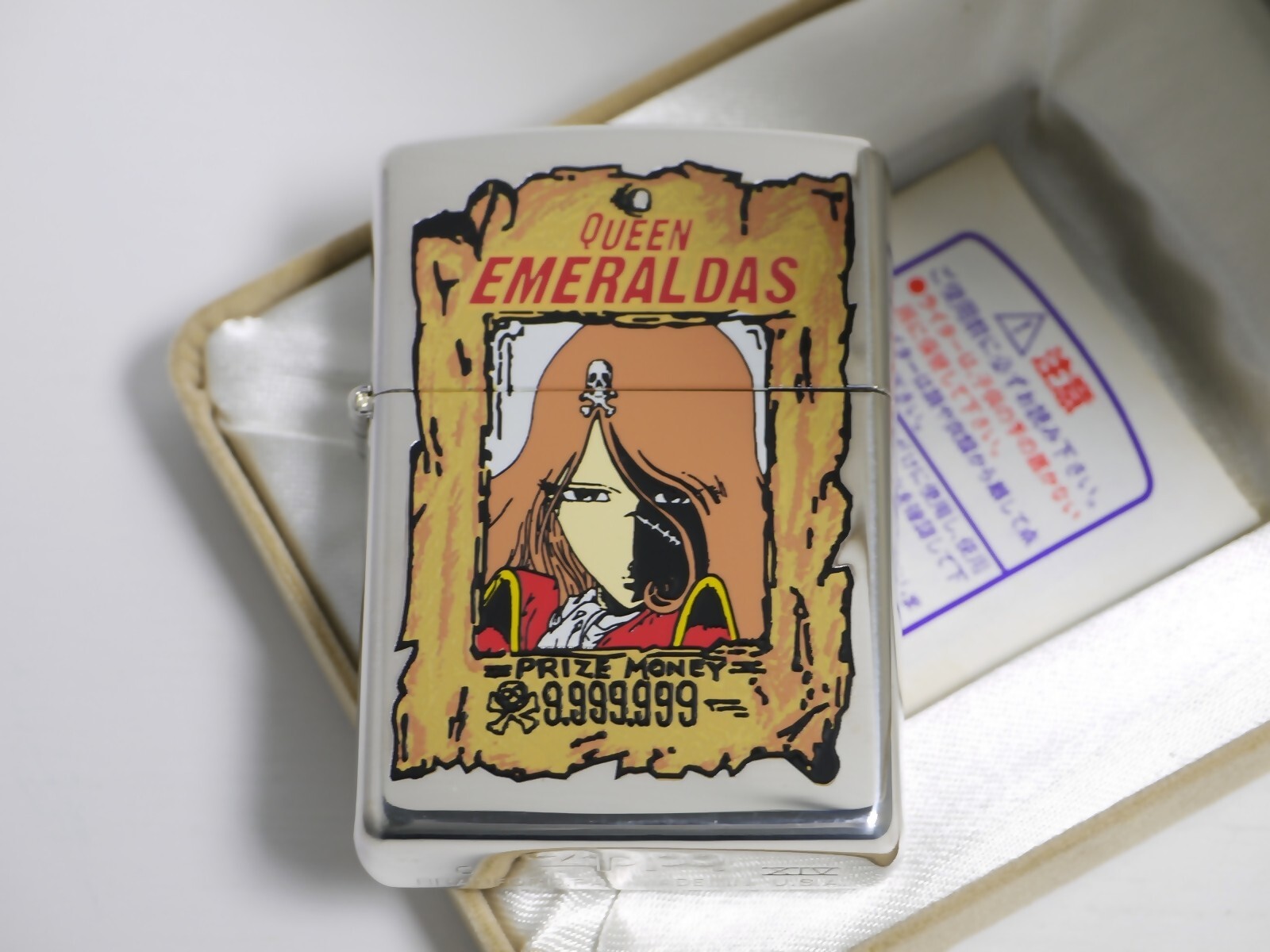 ZIPPO - 激レア‼️ QUEEN EMERALDAS クイーン エメラルダス Zippo 未使用品レアジッポ Zippo クイーンエメラルダス台座付 松本零士
