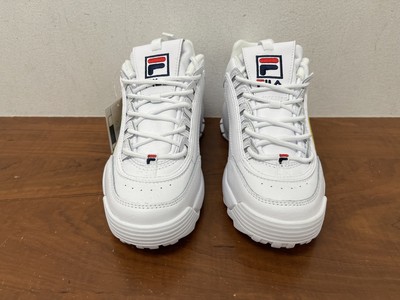 

Женские кроссовки Fila Disruptor II Signature Белый / Темно-синий / Красный (5FM00545-125, White / navy / red