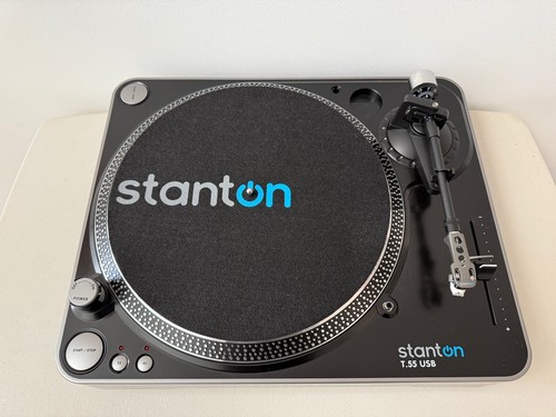 Stanton T.55 USB ターンテーブル Stanton T.55 USB Belt Drive DJ Turntable w/USB Connectivity
