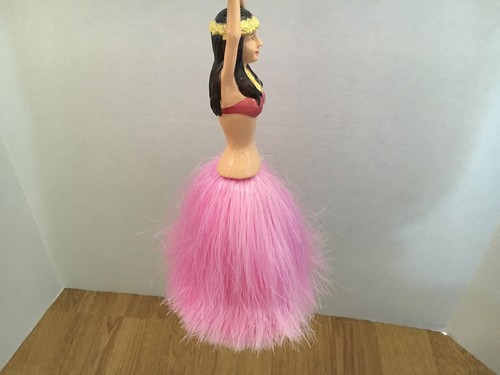 Hula Girl Mini Duster 8 1/2 Inches